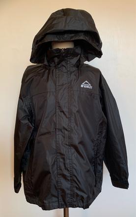 Mckinley čierna vetrovka do dažďa s kapucňou, mckinley,128