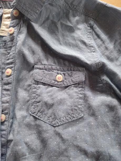 Košeľa s bodkami, h&m,158