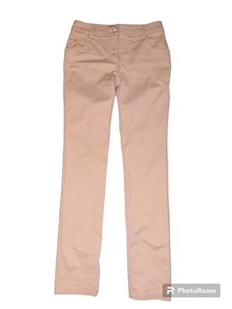 Úžasné krémové luxusné nohavice cavalli, 34