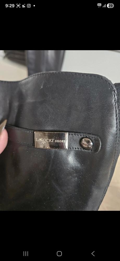 Kožené čižmy, lasocki,37