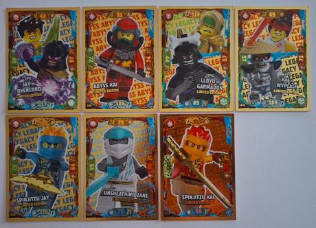 Zberateľské kartičky lego ninjago (r.2022), 