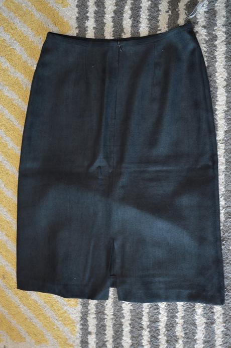 Semišová sukňa pod kolená, ad style,38