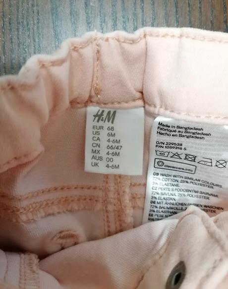 Ružovo marhulkove rifle, h&m,68