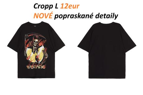 Tričko lebky, naruby, chucky, h&m,l / m