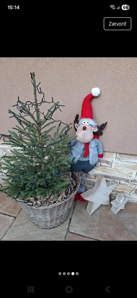 Krásny veľký stojací sob až 80 cm top stav,