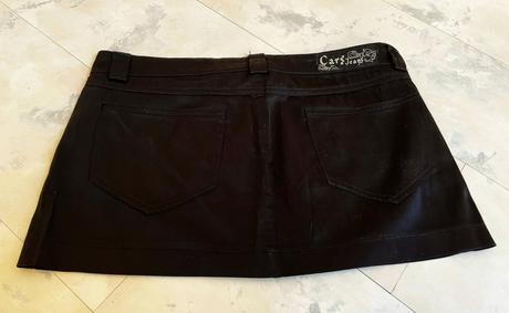 Saténová mini sukňa, 38