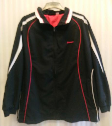 Čierna športová vetrovka, catamaran, xxl/xxxl, xxxl