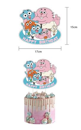 Tortový zápich gumball - skladom, tz-239,