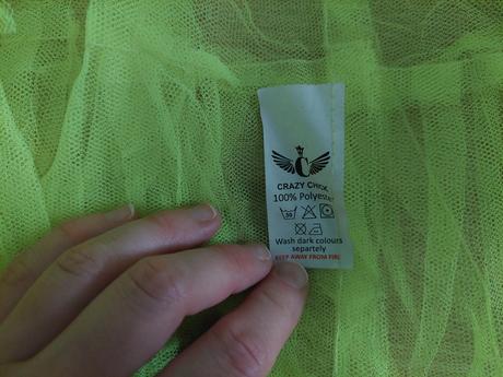 Néonovo žltá tylová sukňa veľ.m-xl, m