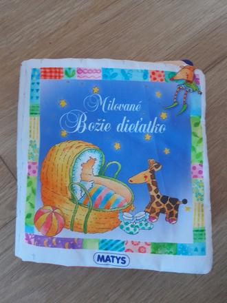 Textilná knižka milované božie dieťatko,