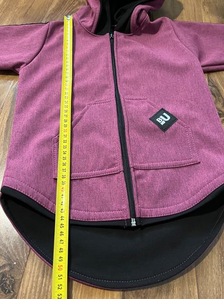 Predĺžená softshelová bunda, 104