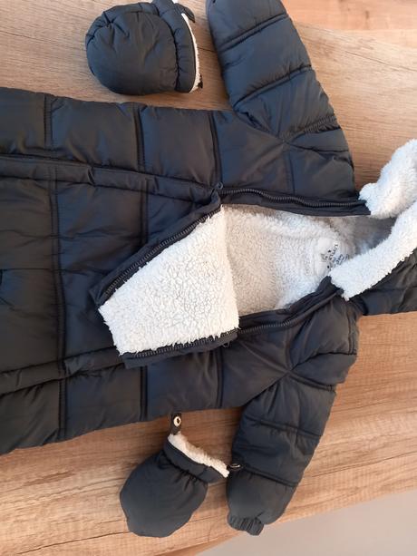 Zimná kombinéza na 6-9 mesiacov, f&f,74