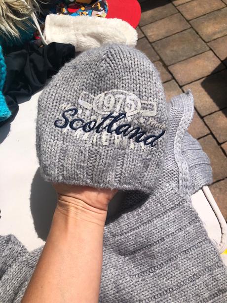 Čiapka a šál benetton 86, benetton,86