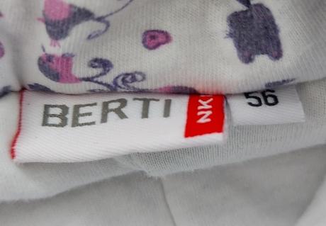 Prechodný overal pre novorodenca, berti,56