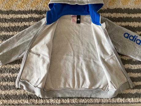 Zateplená mikinka adidas 116/122, adidas,116