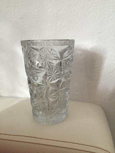 Ťažká váza brusena, výška 15 cm, 