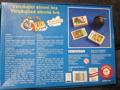 Hra tik-tak bum junior od piatnik., 