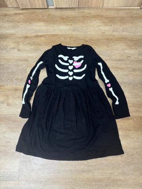 Nočná košeľa kostra 8-10r., h&m,134