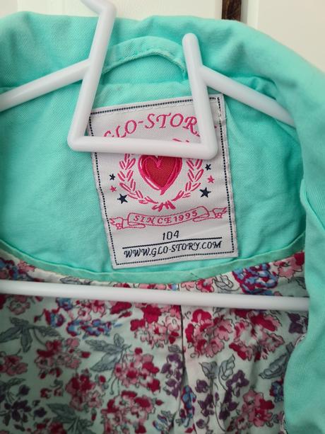 Dievčenský trenčkot veľ.104, glo-story,104