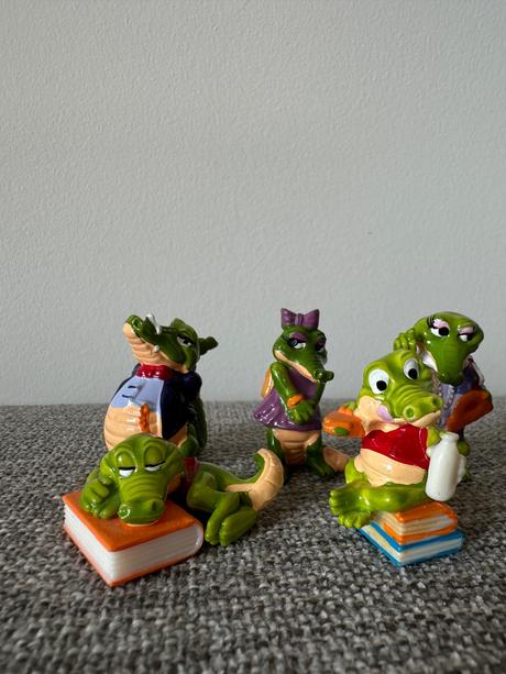 Kinder figúrky/postavičky krokodíly schulbus, 