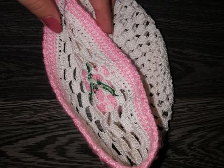 Háčkovaná čiapka 56/62, 62