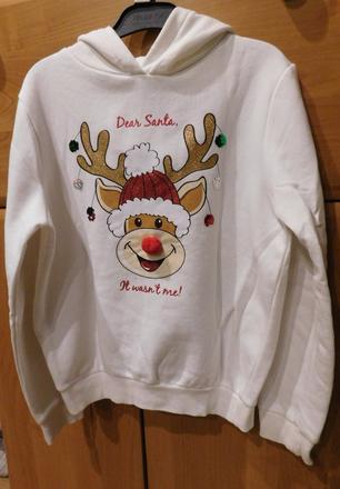 Vianočná mikinka, c&a,146