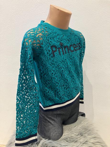 Dievčenské čipkované tričko lola liza (104), 104