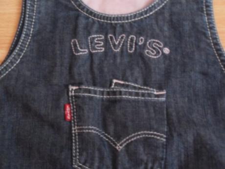 Rifl.zateplena suknicka na traciky cena 7 eur, levis,86