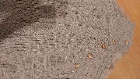 Damske rolakove pletene saty, 