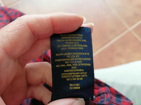 Košeľa ralph lauren, veľ. 110, ralph lauren,110