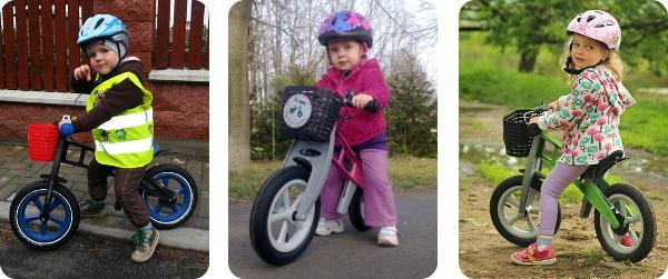 Děti na odrážedlech First Bike