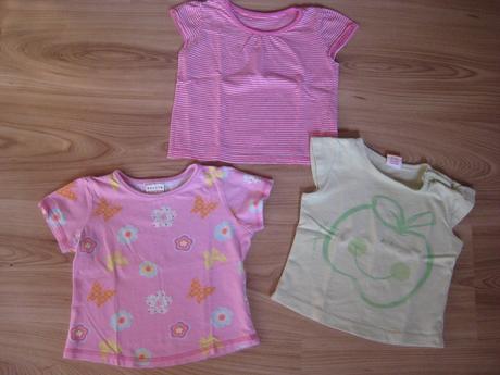 Tričká, 3 ks, 86/92, next,86