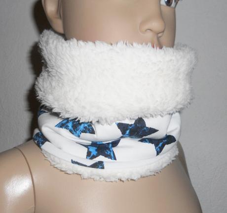 Teplá šatka / tunel na krk dvojvrstvový, 50 - 158