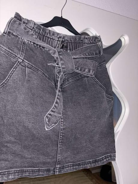 Riflová sukňa, tezenis,s