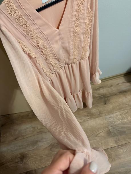 Pudrove ruzove saty, reserved,m