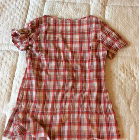 Letná káro blúzka v.42/44, 42