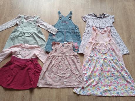 Šaty 7ks, h&m,86