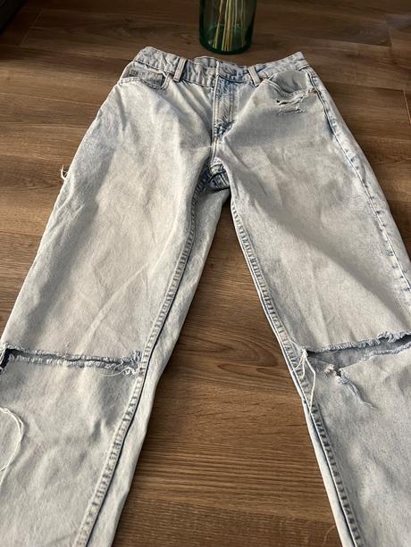 Mom jeans bershka, bershka,m