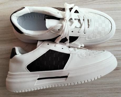 Bielo čierne botasky, v. 41, 41