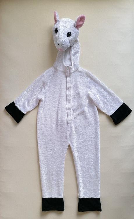 Ovečka karnevalový kostým veľ. 98-110,