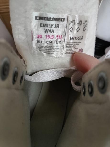 Dievčenské korčule 30, crowned,30