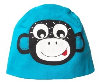 Pinkie detská čiapka turquoise monkey 1, pinkie,104 / 110 / 116 / 122