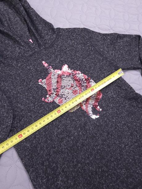 2x kiki&koko tenka mikina s pretacacim jednorozcom, 122