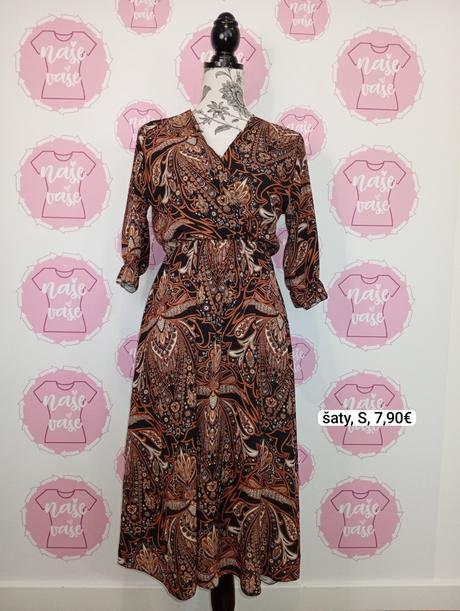 Vzorované šaty, s