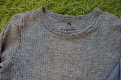 Body vrúbkované, h&m,104