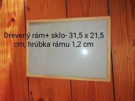Rám + sklo, 