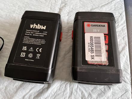 Akumulátory s nabíjačkou do vretenovej kosačky gar, 