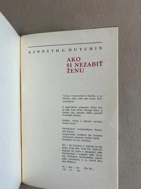 Ako si nezabiť ženu - kenneth c. hutchin,