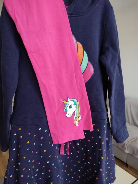 Šaty+legíny, kids,122