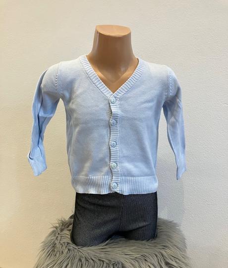 Dievčenský sveter svetlomodrý h&m (86), h&m,86